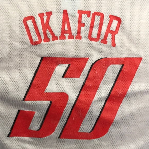 Reebok Vintage NBA Bobcats 50 Emeka Okafor basketball jersey Youth M - Picture 6 of 9